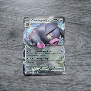 Oinkologne ex #158 Pokemon Scarlet & Violet Holo Card
